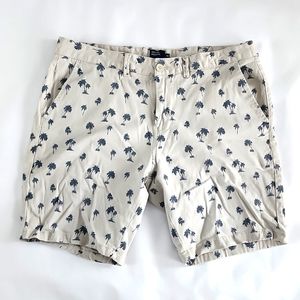 Mens Michael Brandon size 36 shorts with palm trees